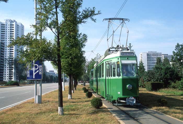 Zurich tram in Pyongyang