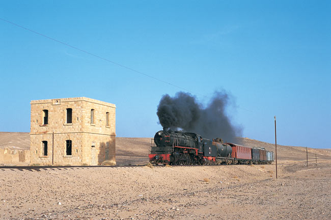 Hedjaz railway today: closed stations, here south of Amman, photo: Florian Schmidt