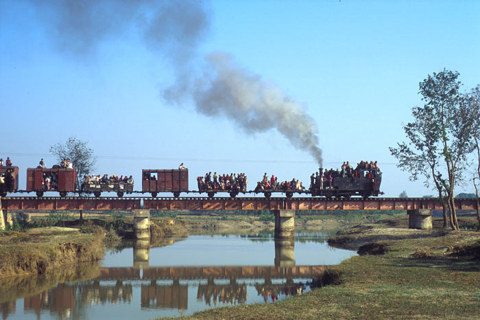 typical scene on the Janakpur Railway