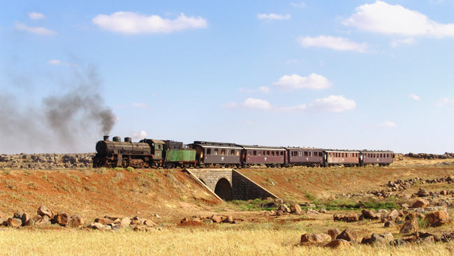 locomotive no. 262 in Syria, photo: Alfons Stettner