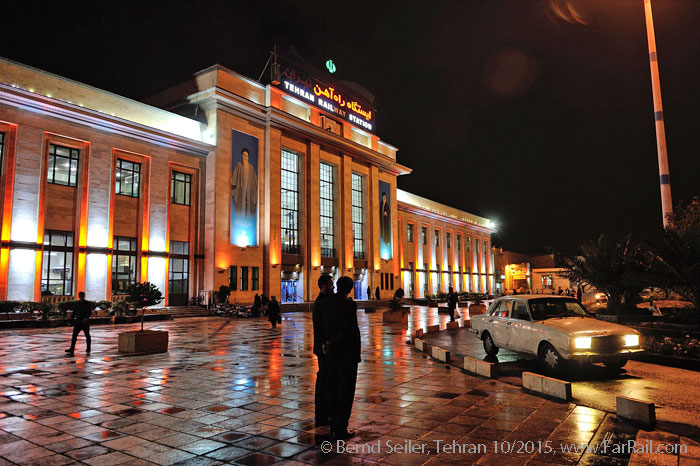 Railways in Iran: Tehran main station