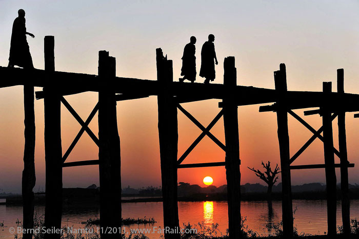 U-Bein bridge near Mandalay