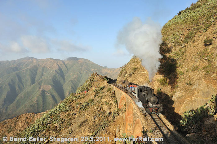 Mallet-Dampf in Eritrea