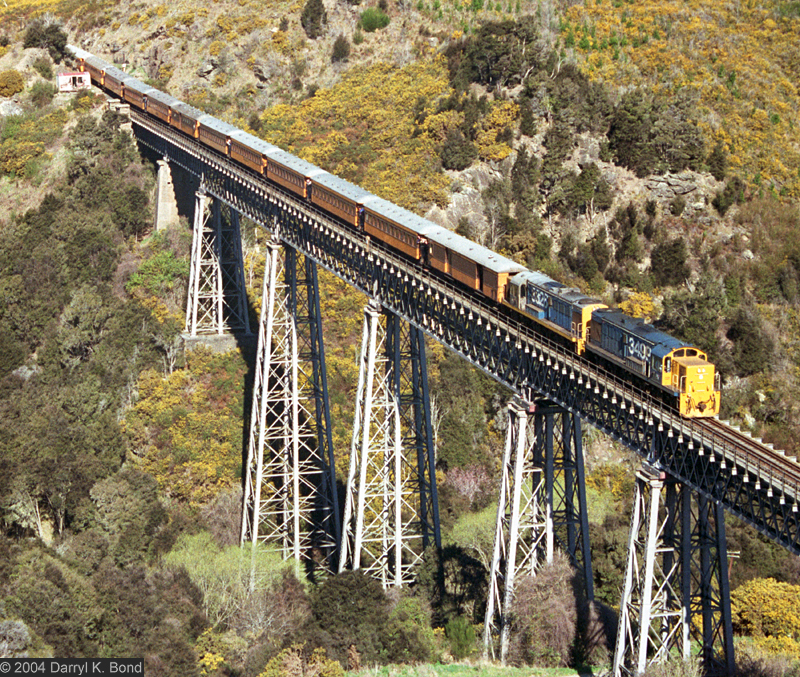 Neuseeland: Taieri Gorge Railway, Foto: Darryl K. Bond